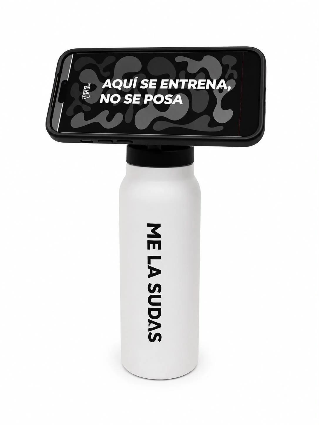 Botella aluminio con soporte móvil - 2